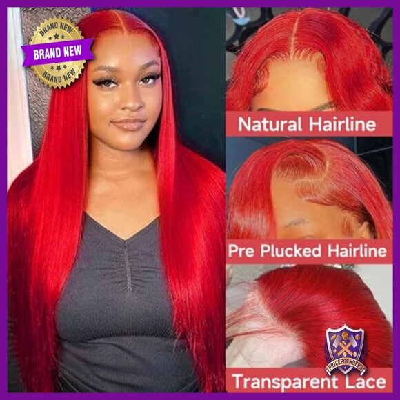 26 Inch Straight Human Hair Wig 13x4 HD Lace Front Glueless Pre Plucked main image 3